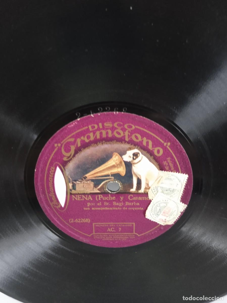 Discos de pizarra: EMILIO SAGI-BARBA Nena / Flores - Foto 3