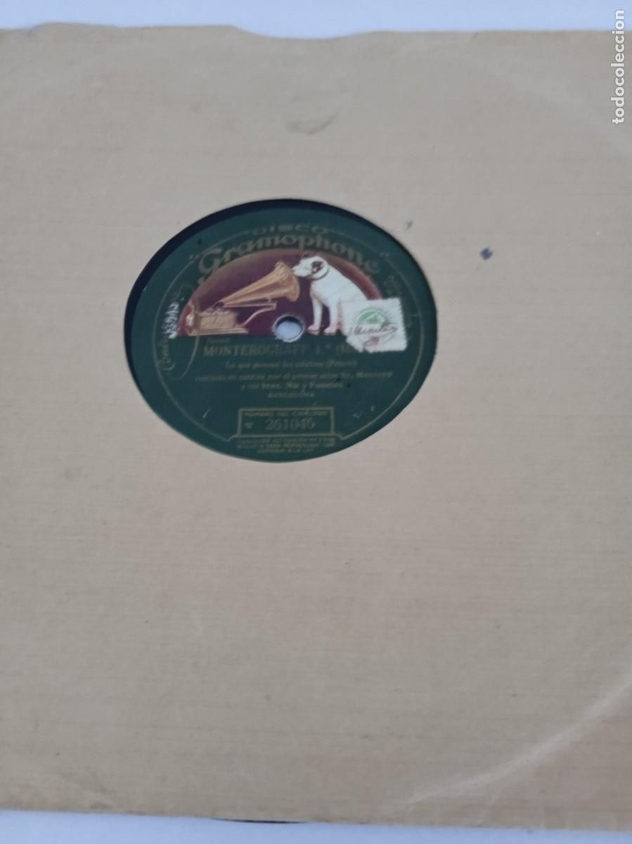 Discos de pizarra: Sr. MONTERO y Sres MIR y PUENTES Monterograff - Foto 1