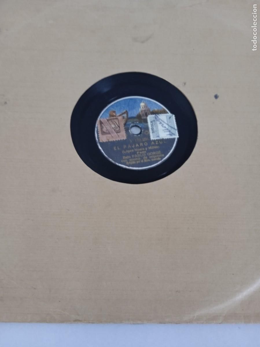 Discos de pizarra: PABLO GORG&Eacute;-PANACH El p&aacute;jaro azul - Foto 1