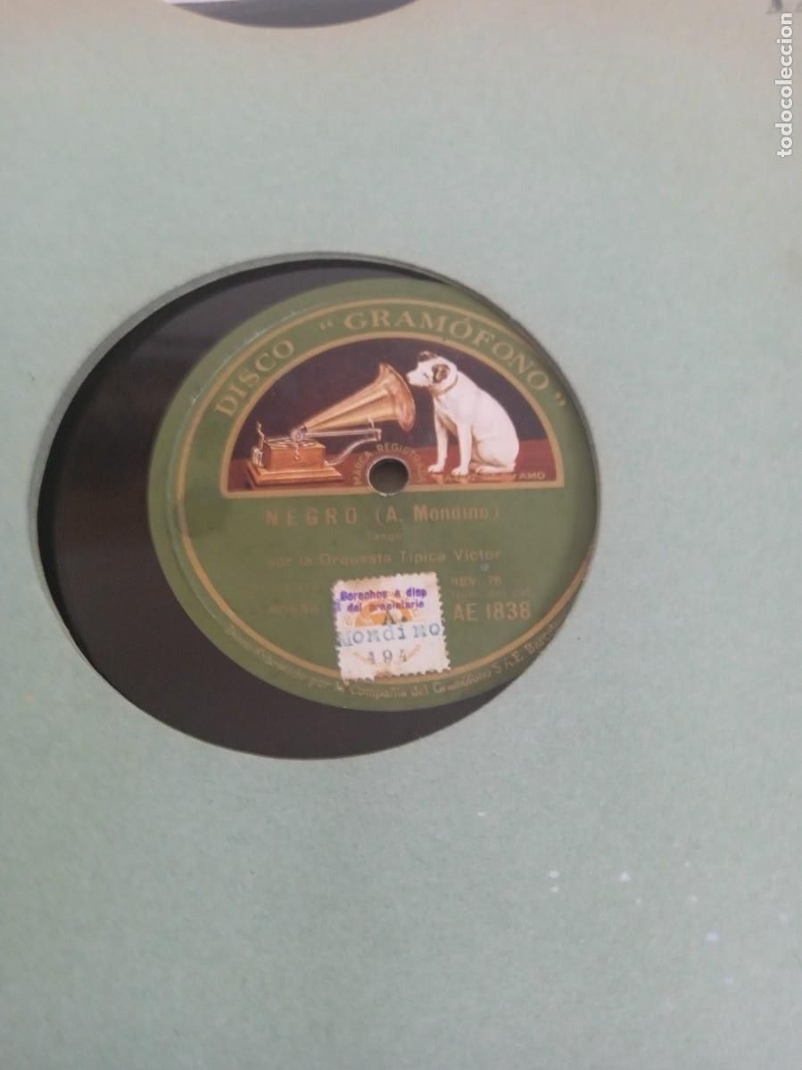 Discos de pizarra: ORQUESTA T&Iacute;PICA VICTOR Retintin / Negro - Foto 1