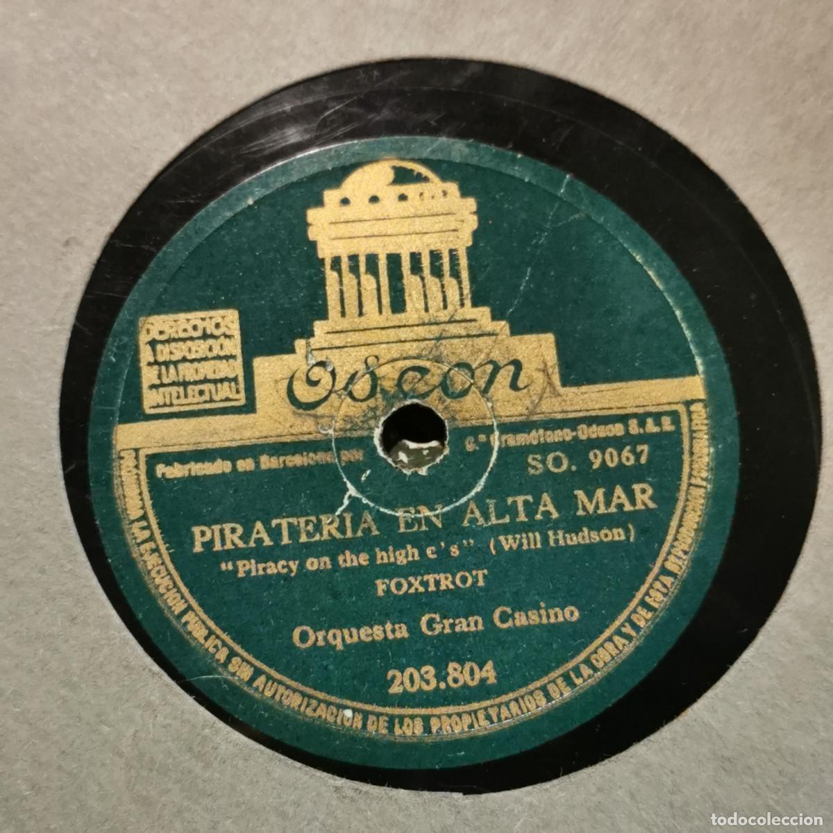Discos de pizarra: Lote de 13 discos de pizarra de m&uacute;sica bailable - Foto 2
