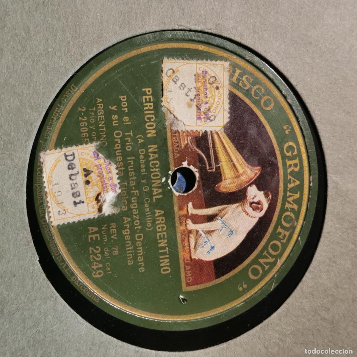 Discos de pizarra: Lote de 13 discos de pizarra de m&uacute;sica bailable - Foto 3