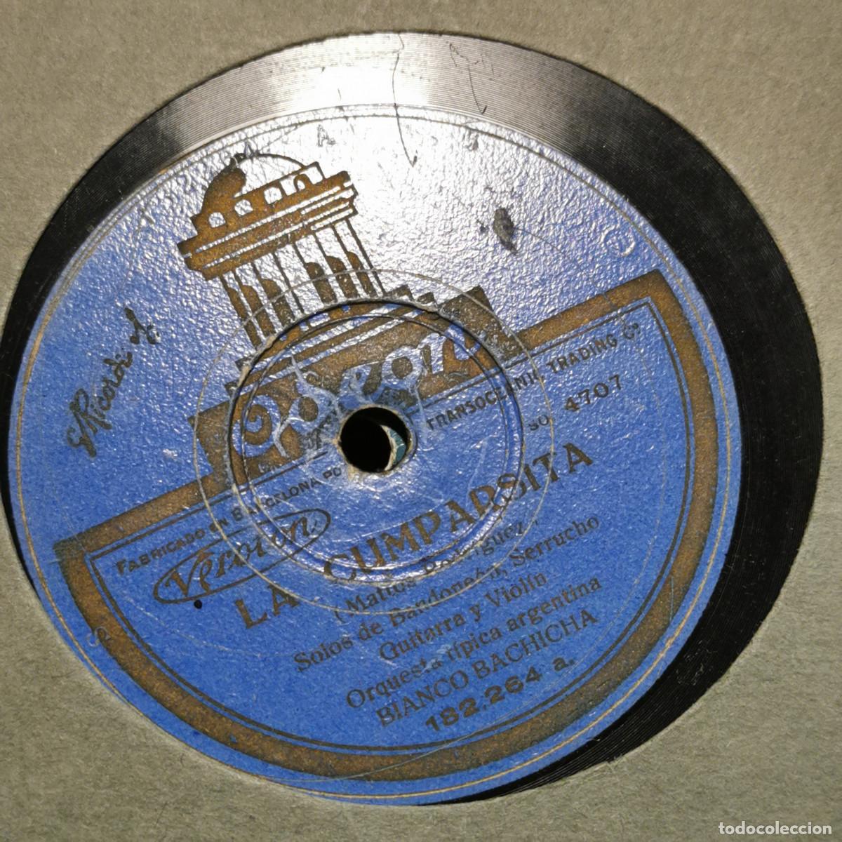 Discos de pizarra: Lote de 13 discos de pizarra de m&uacute;sica bailable - Foto 4