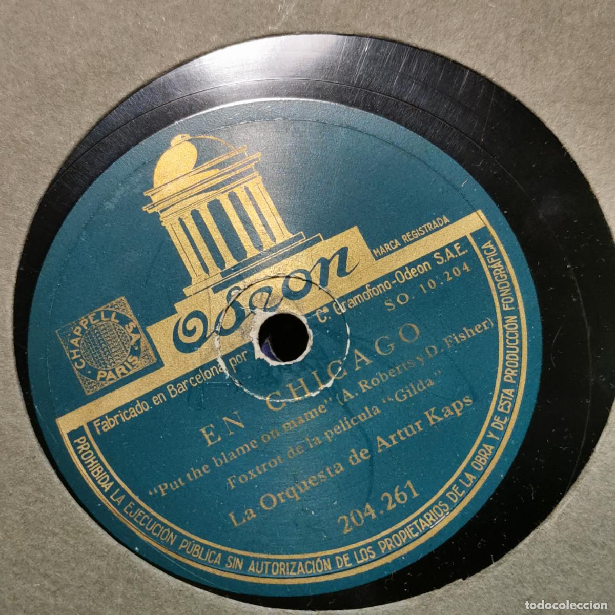 Discos de pizarra: Lote de 13 discos de pizarra de m&uacute;sica bailable - Foto 5