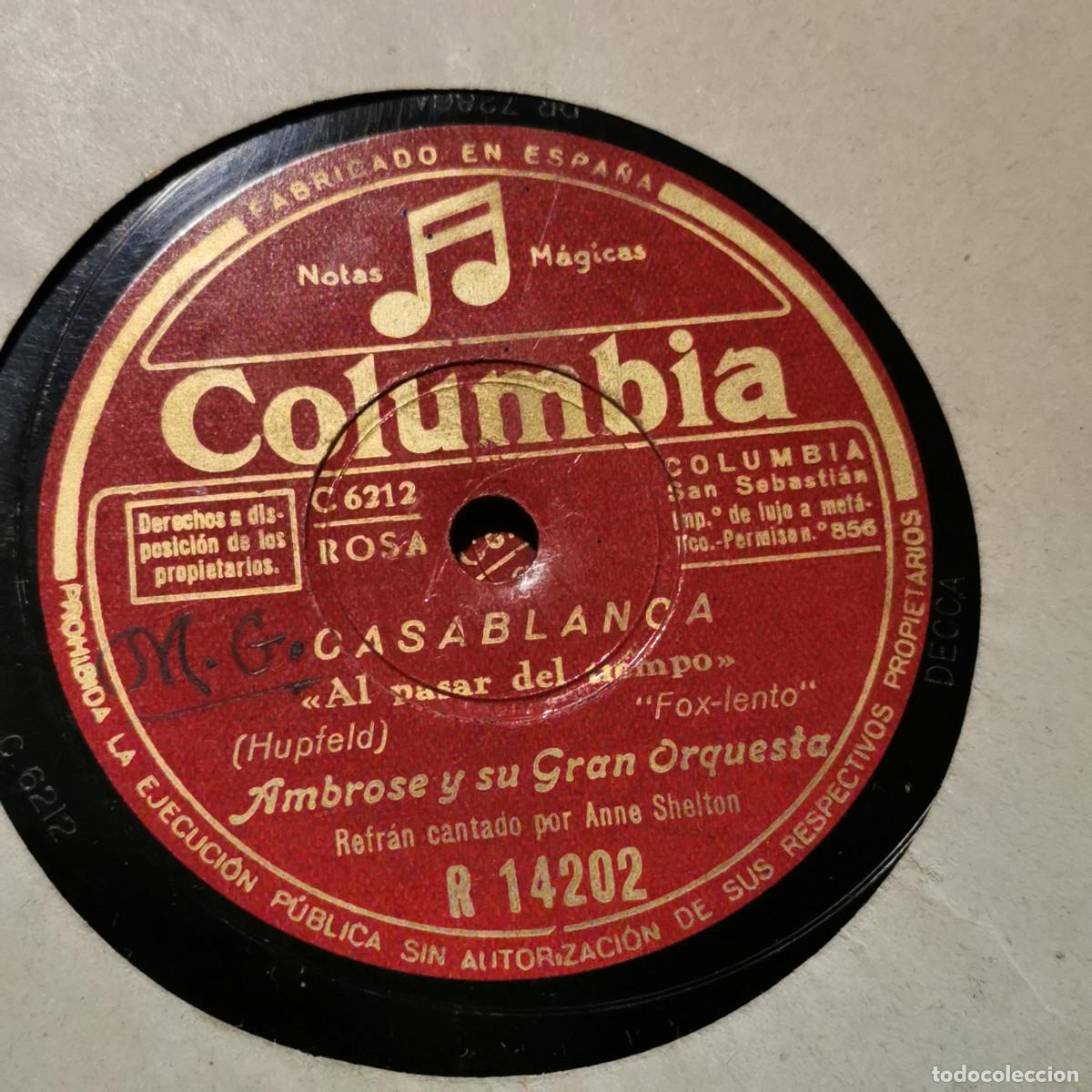 Discos de pizarra: Lote de 13 discos de pizarra de m&uacute;sica bailable - Foto 9