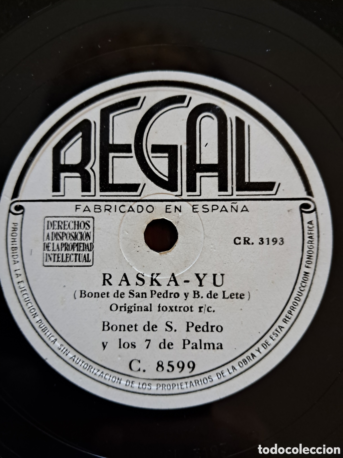 Discos de pizarra: Rasca-yu Bonet de San Pedro - Foto 1
