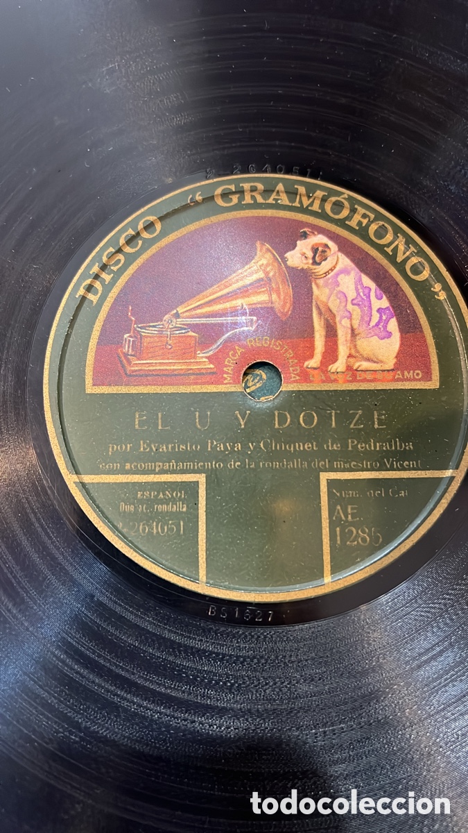 Discos de pizarra: Disco de gram&oacute;fono originales - Foto 6
