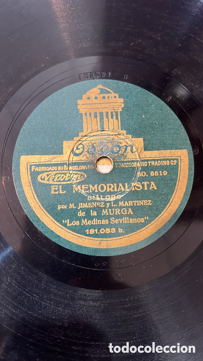 Discos de pizarra: Disco de gram&oacute;fono originales - Foto 7