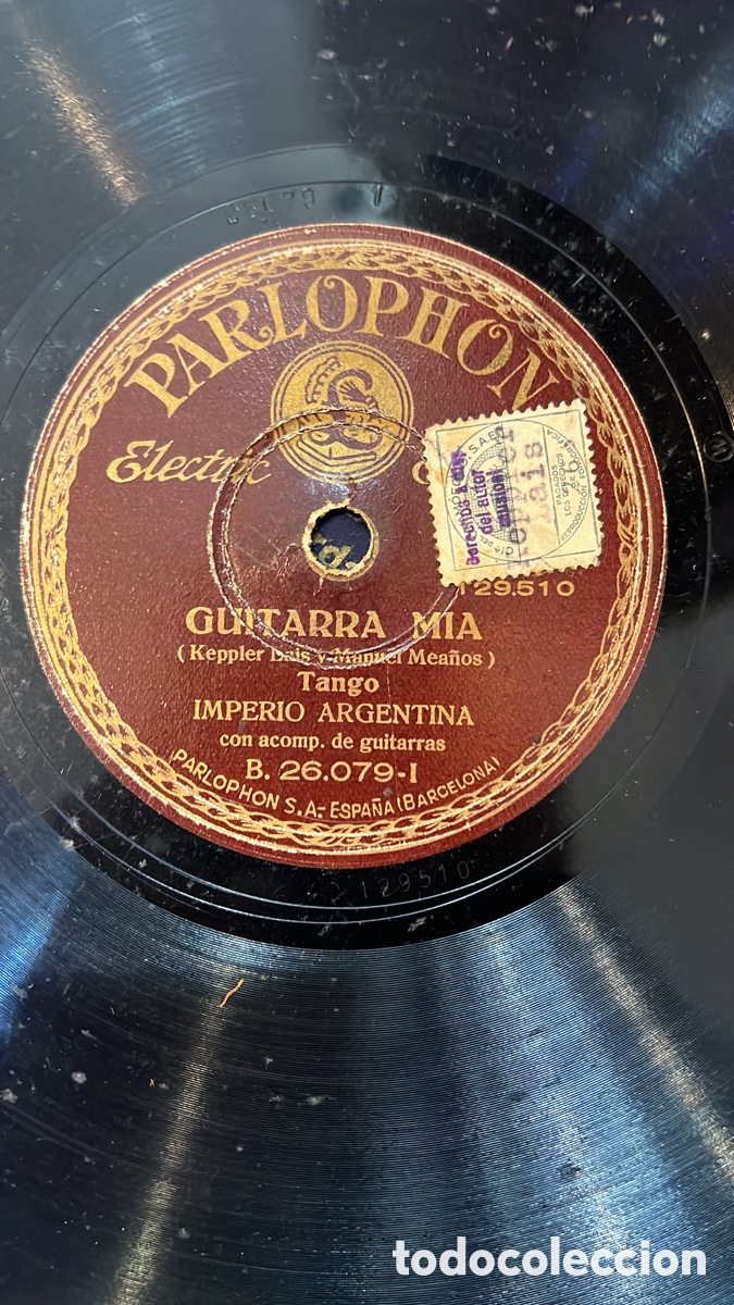 Discos de pizarra: Disco de gram&oacute;fono originales - Foto 12