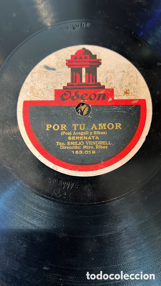 Discos de pizarra: Disco de gram&oacute;fono originales - Foto 15