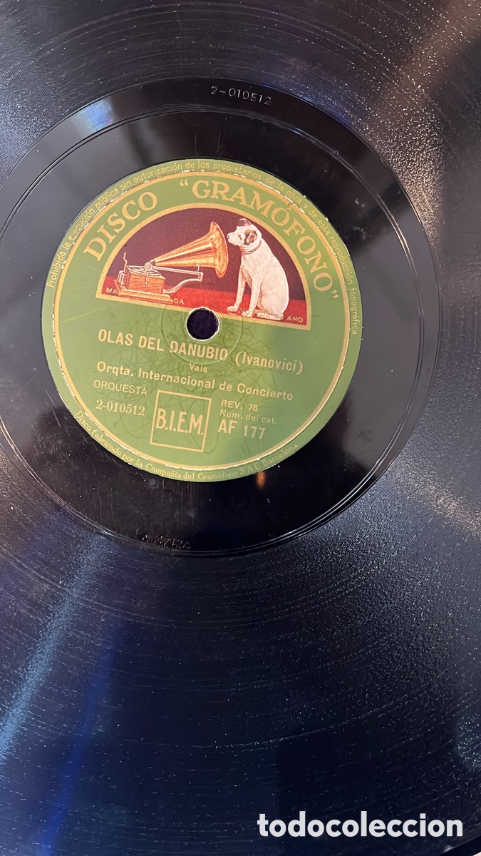 Discos de pizarra: Disco de gram&oacute;fono originales - Foto 16