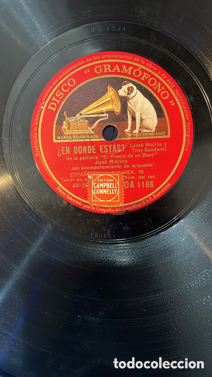 Discos de pizarra: Disco de gram&oacute;fono originales - Foto 18