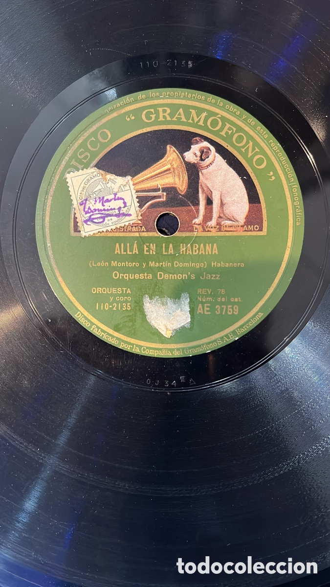 Discos de pizarra: Disco de gram&oacute;fono originales - Foto 19