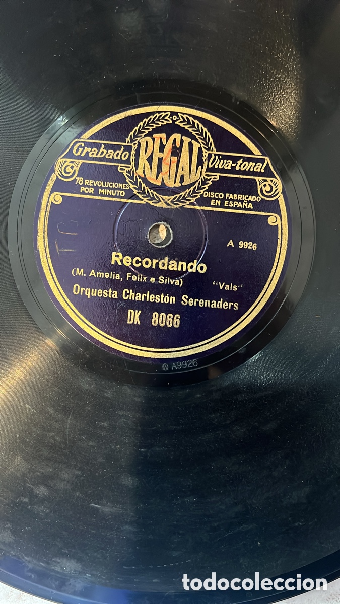 Discos de pizarra: Disco de gram&oacute;fono originales - Foto 20