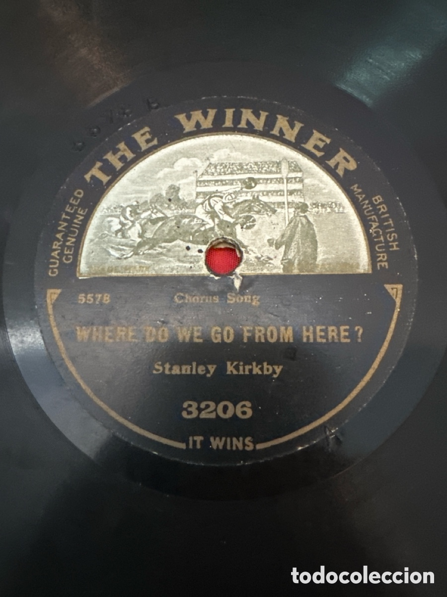 Discos de pizarra: STANLEY KIRKBY. WHERE DO WE GO FRON HERE / OH JOHNNY &hellip; - Foto 3