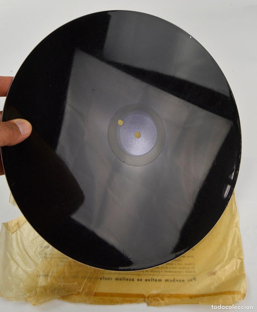 Discos de pizarra: DISCO SIN DATOS DE LA GRABACI&Oacute;N, MICROGRAVA&Ccedil;AO. 30,4CM DI&Aacute;METRO. - Foto 3