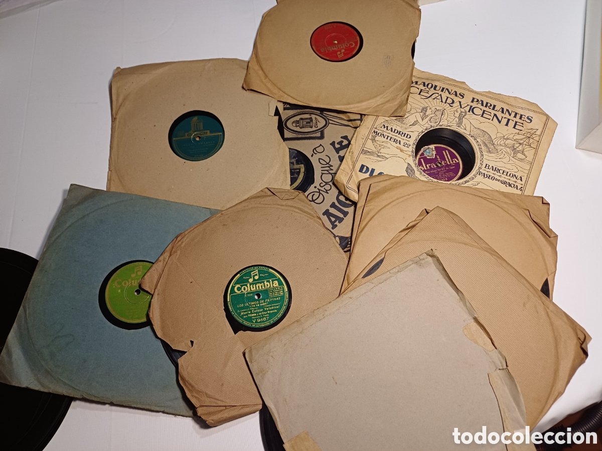 Discos de pizarra: Discos de pizarra antiguos - Foto 2