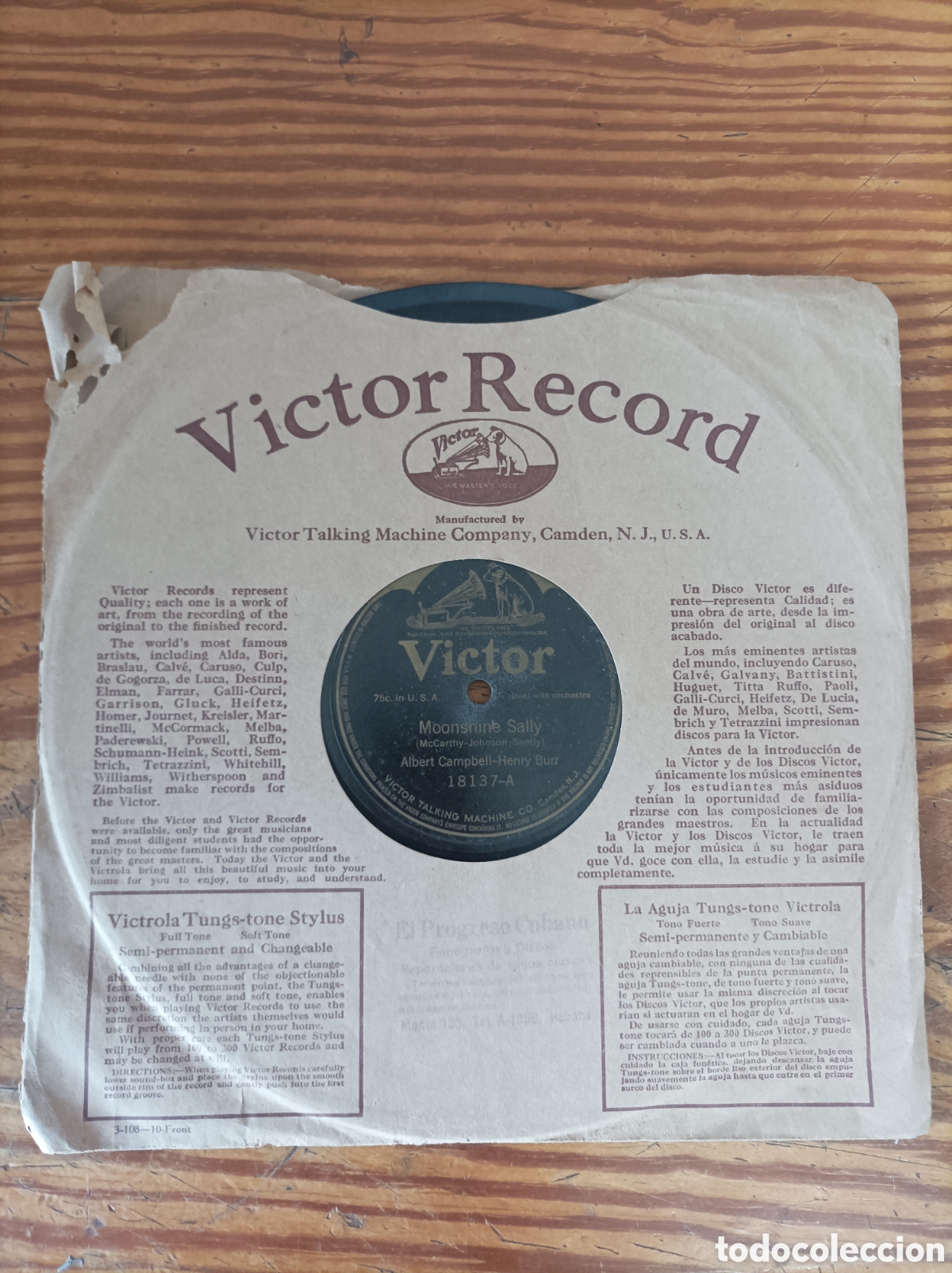 Discos de pizarra: Disco de piedra V&iacute;ctor - Foto 1