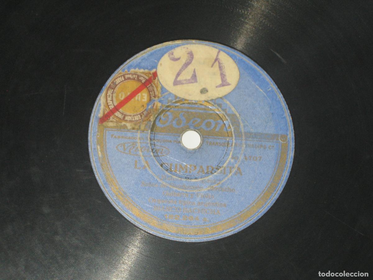 Discos de pizarra: DISCOFERTA - PIZARRA - ORQUESTA BIANCO BACHICHA - TANGOS - Foto 1