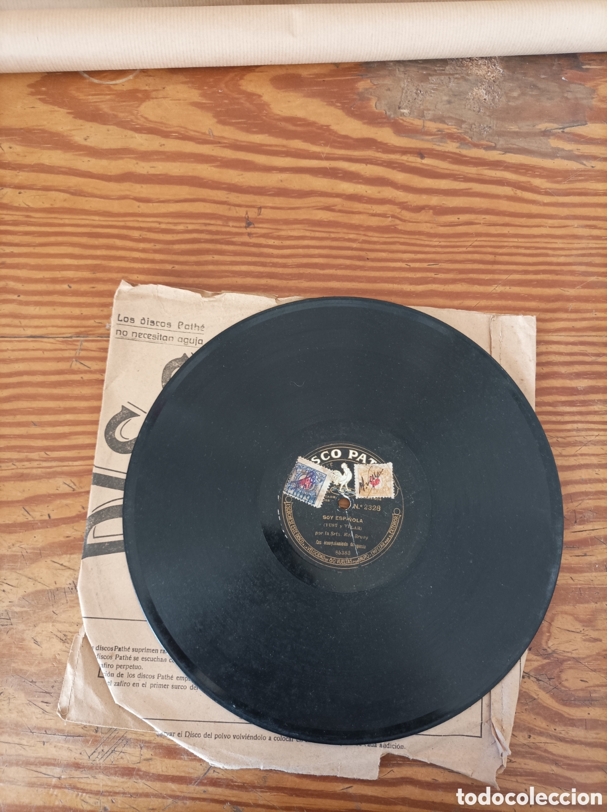 Discos de pizarra: Disco Piedra. Andate s ba&ntilde;ar y soy espa&ntilde;ola - Foto 2