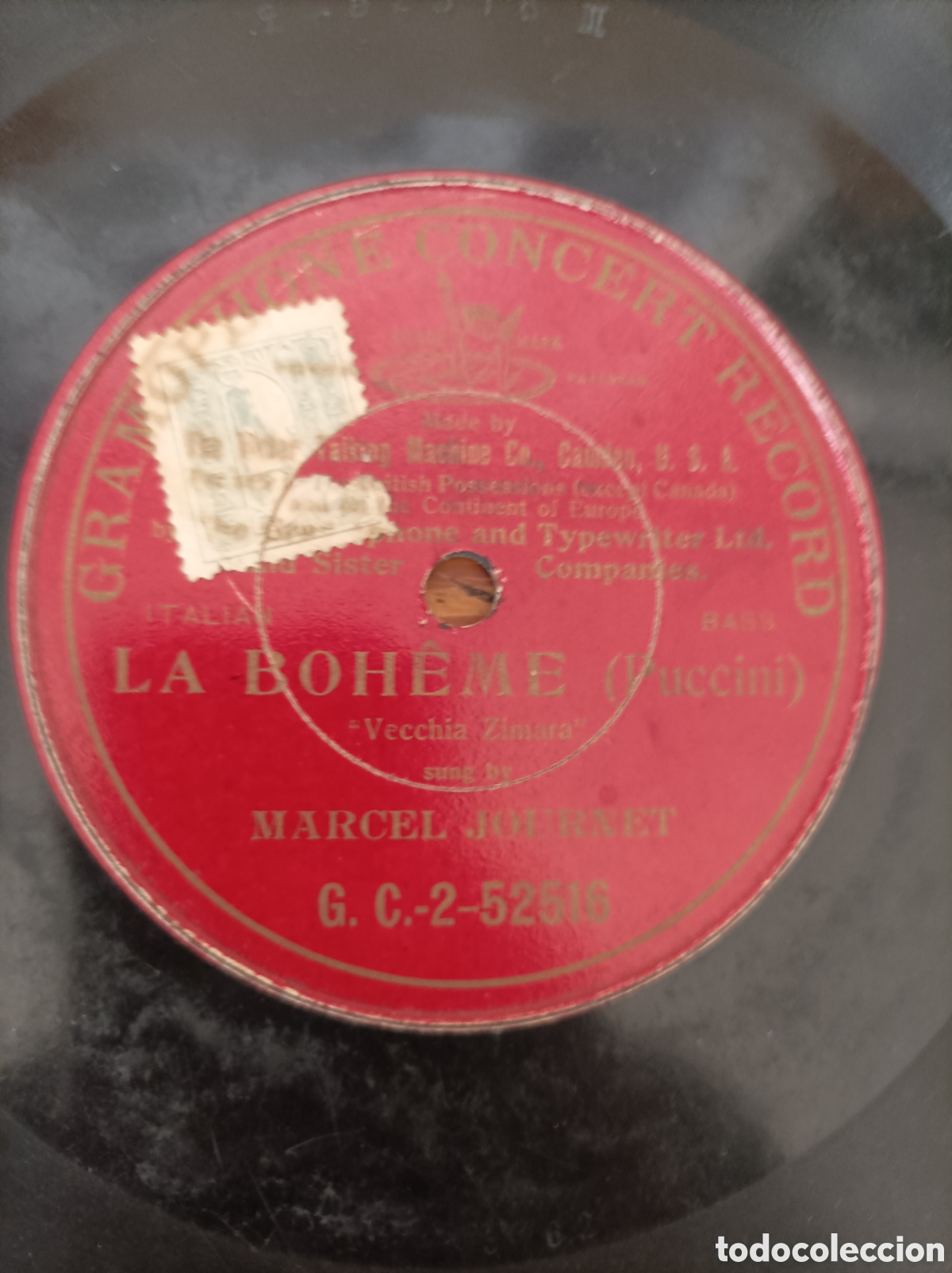 Discos de pizarra: Disco de Piedra. La Boheme de Puccini - Foto 2