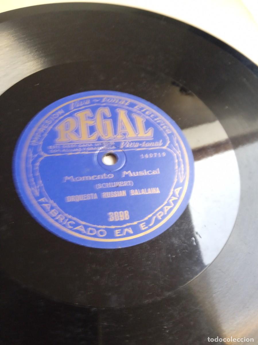 Discos de pizarra: ORQUESTA RUSSIAN BALALAIKA Momento Musical / Mazurka - Foto 2