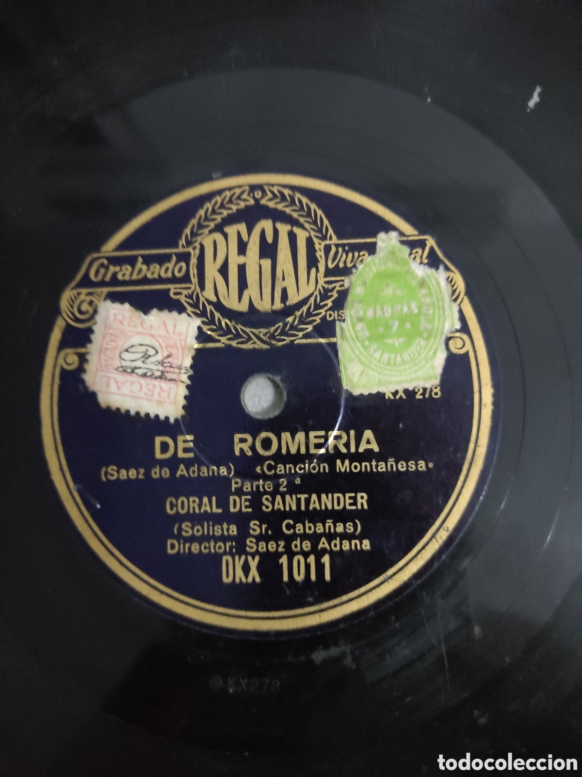 Discos de pizarra: Disco pizarra Coral de Santander DE ROMERIA - Foto 1