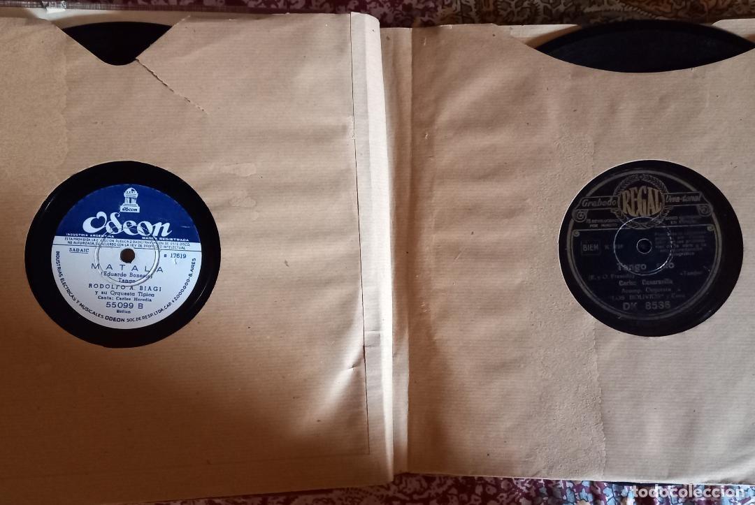 Discos de pizarra: Lote de Discos de pizarra de Tangos - Foto 2