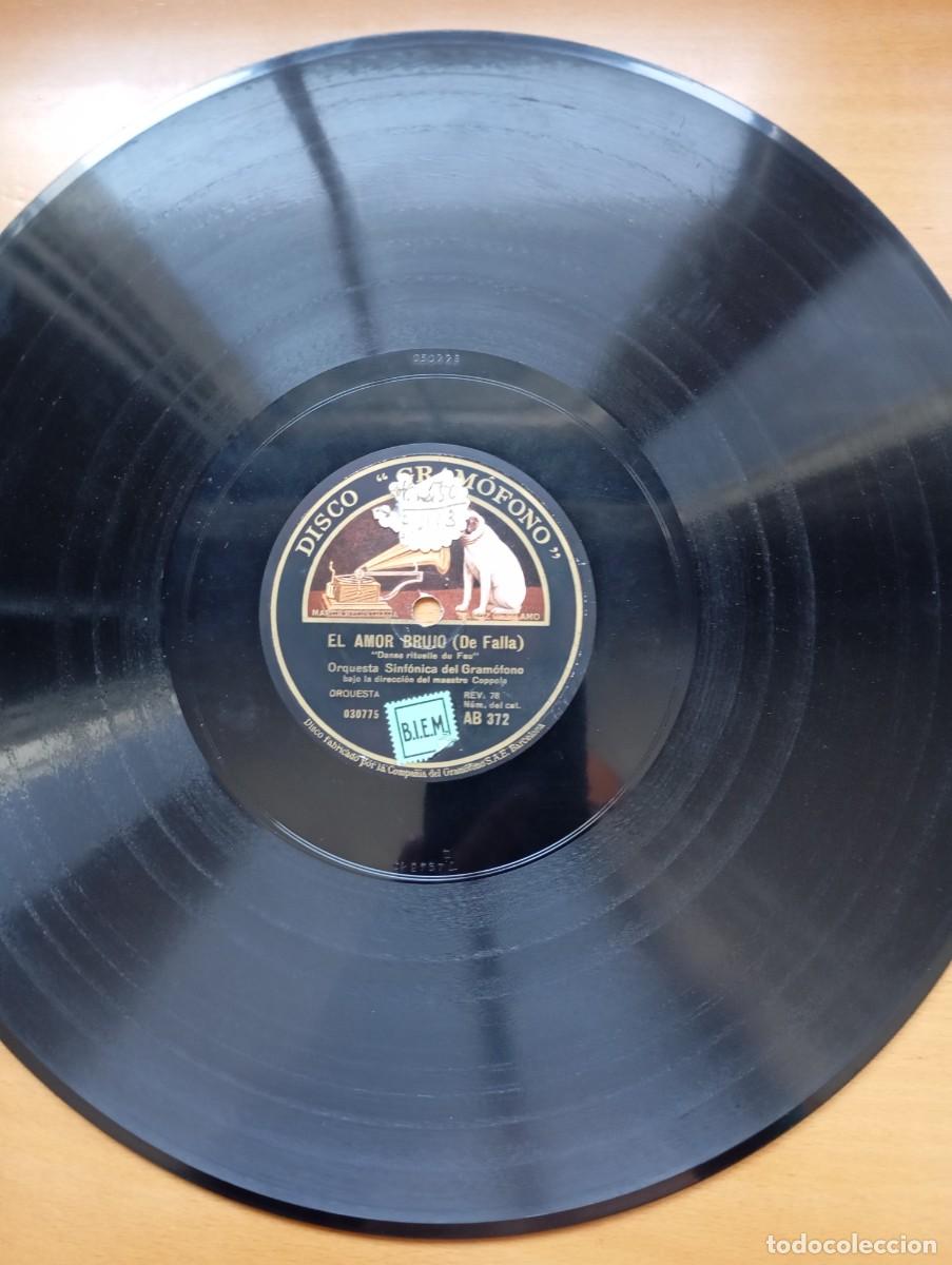 Discos de pizarra: DISCO DE PIZARRA &rdquo; EL AMOR BRUJO &rdquo; Y &rdquo; LA VIDA BREVE &rdquo; DE FALLA - Foto 1