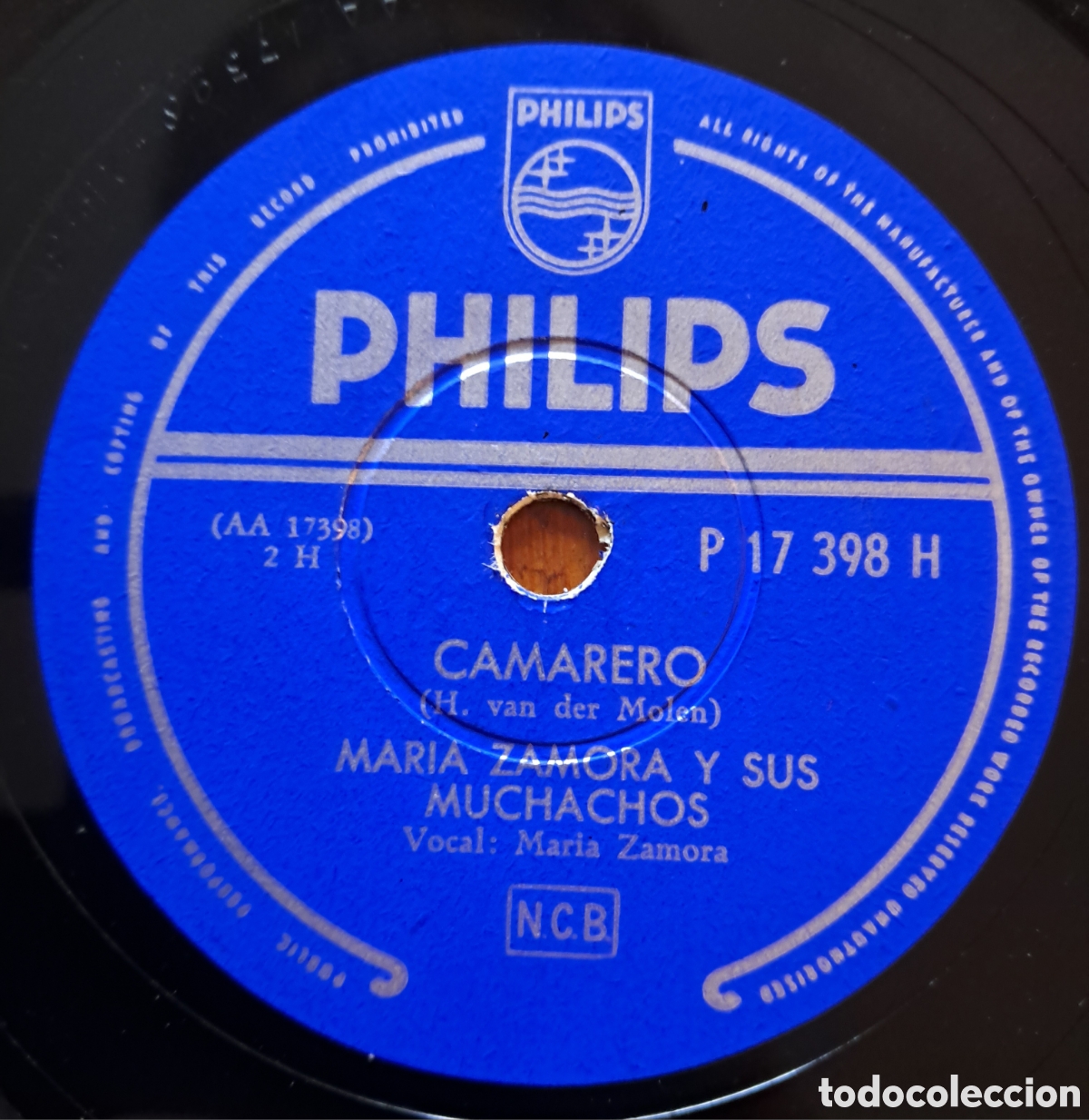 Discos de pizarra: Mar&iacute;a Zamora y sus muchachos - Foto 1