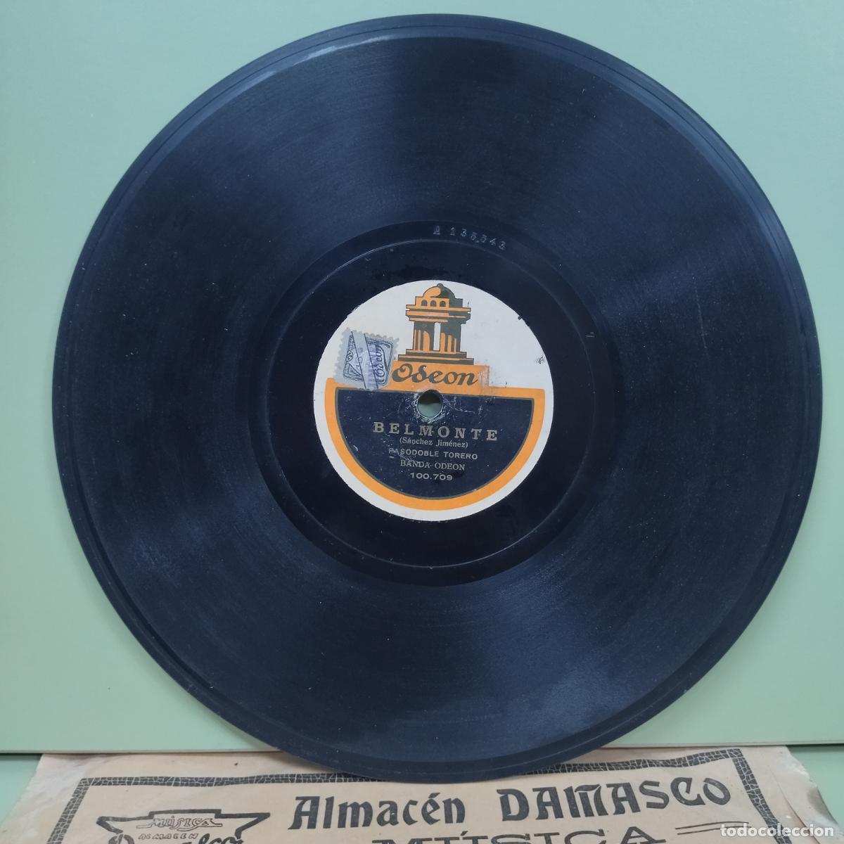 Discos de pizarra: GALLITO - BELMONTE - ODEON - DISCO DE PIZARRA - Foto 2