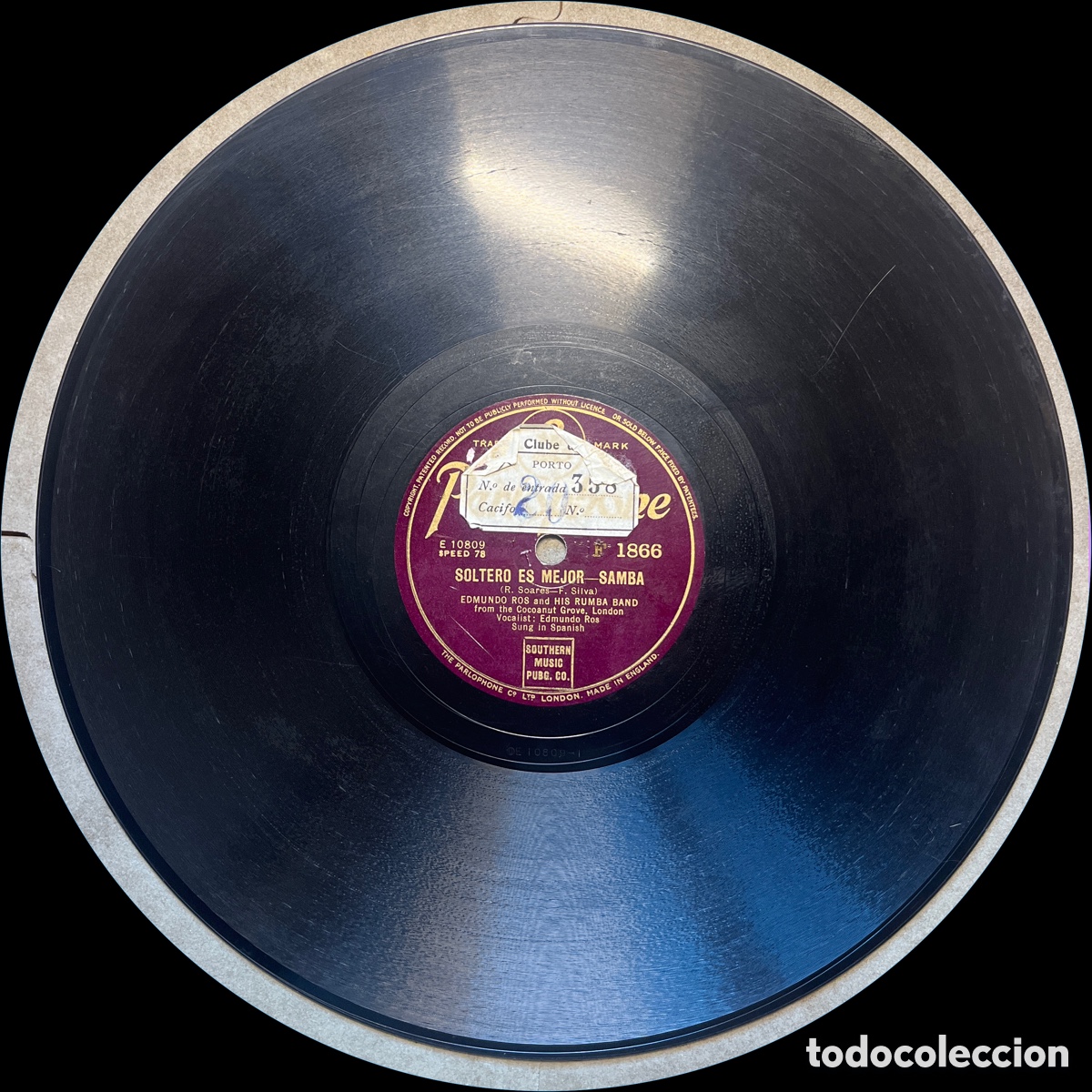 Discos de pizarra: Edmundo Ros - Son - Samba - Parlophone - Foto 4