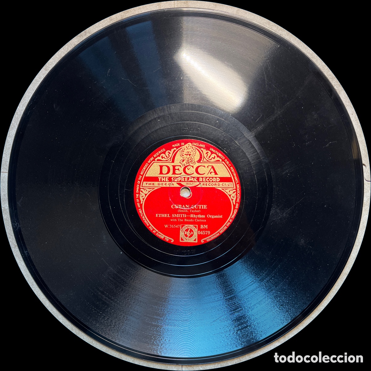 Discos de pizarra: Ethel Smith - Mambo - 78 rpm - Foto 4