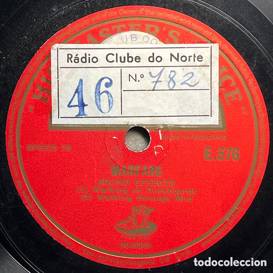 Discos de pizarra: Efecto de Sonido Radio - 78 rpm - Foto 2