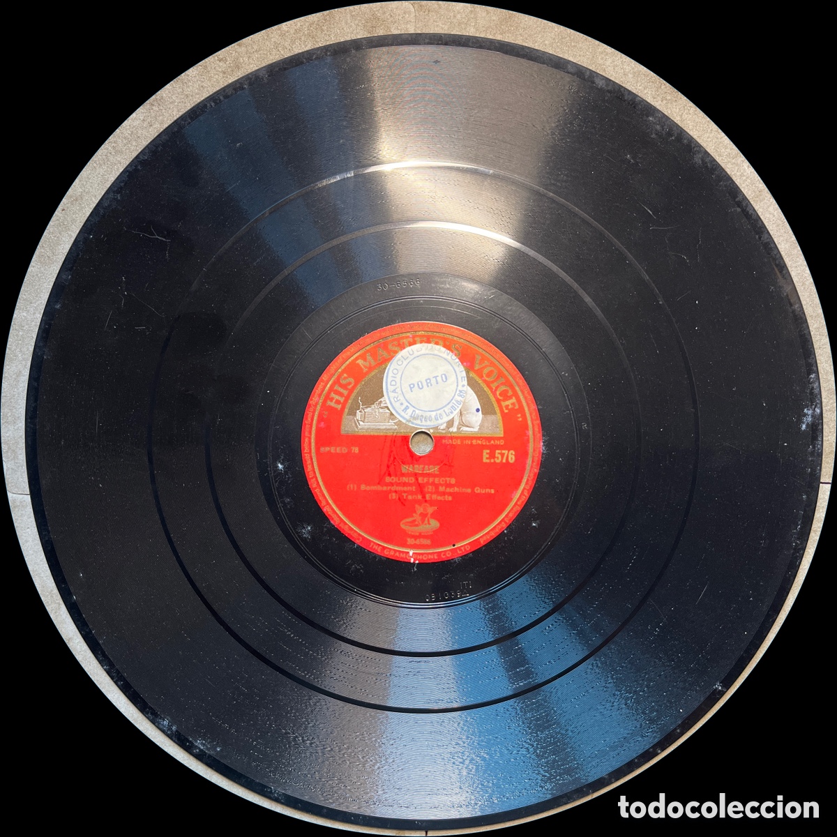 Discos de pizarra: Efecto de Sonido Radio - 78 rpm - Foto 4