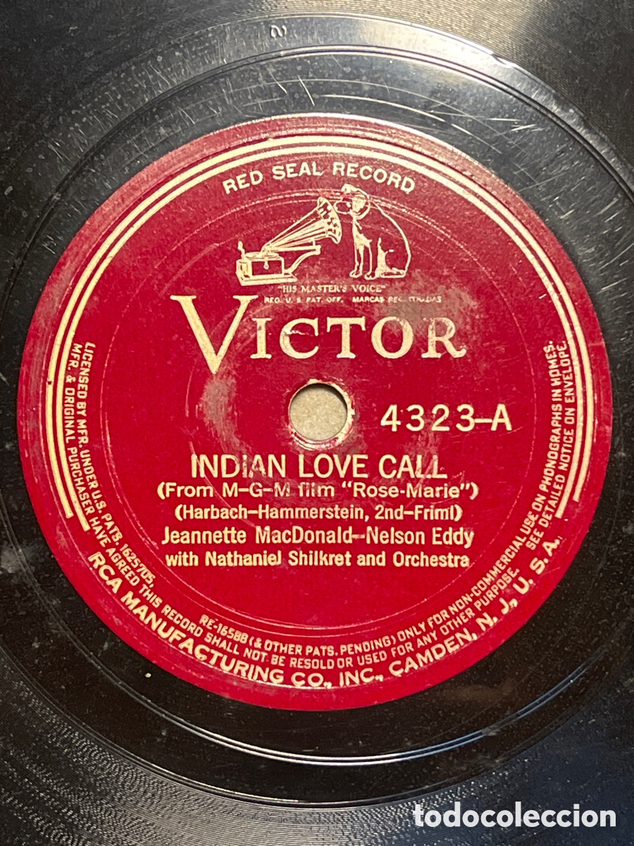 Discos de pizarra: Jeannette Mcdonald - 78 rpm - Foto 3