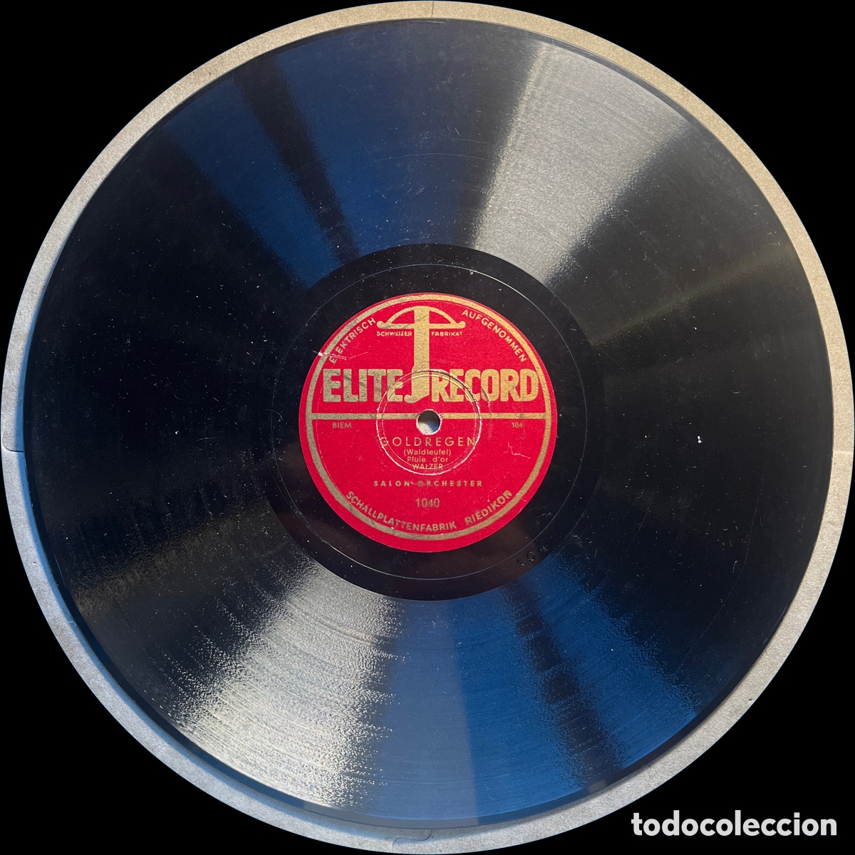 Discos de pizarra: Elite Record - Sal&oacute;n Orchester - 78 rpm - Foto 4