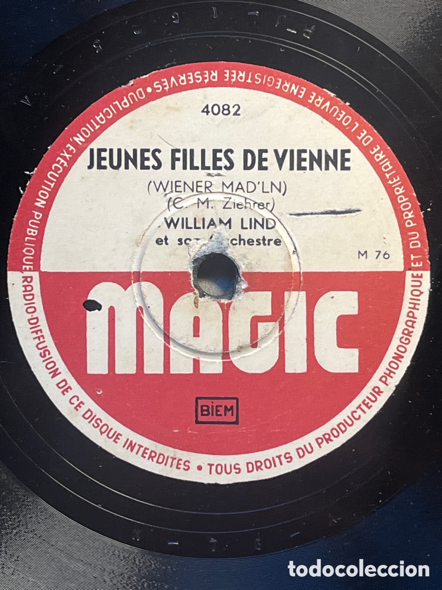 Discos de pizarra: Magic - William Lind- 78 rpm - Foto 1