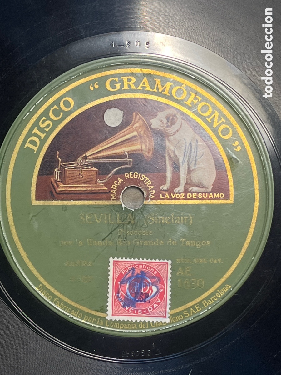 Discos de pizarra: Orquesta R&iacute;o Grabde Tango - 78 rpm - Foto 1
