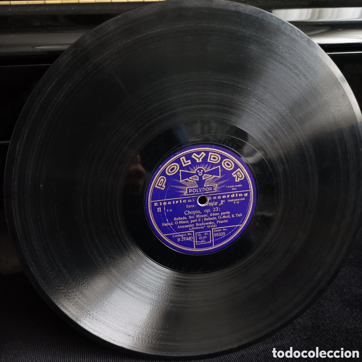 Discos de pizarra: Alexander Brailowsky - Chopin Op.23 1929 - Foto 2