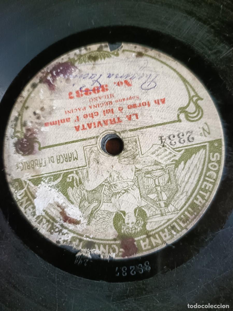 Discos de pizarra: DISCO VINILO PIZARRA PARA GRAM&Oacute;FONO LA TRAVIATA - Foto 4