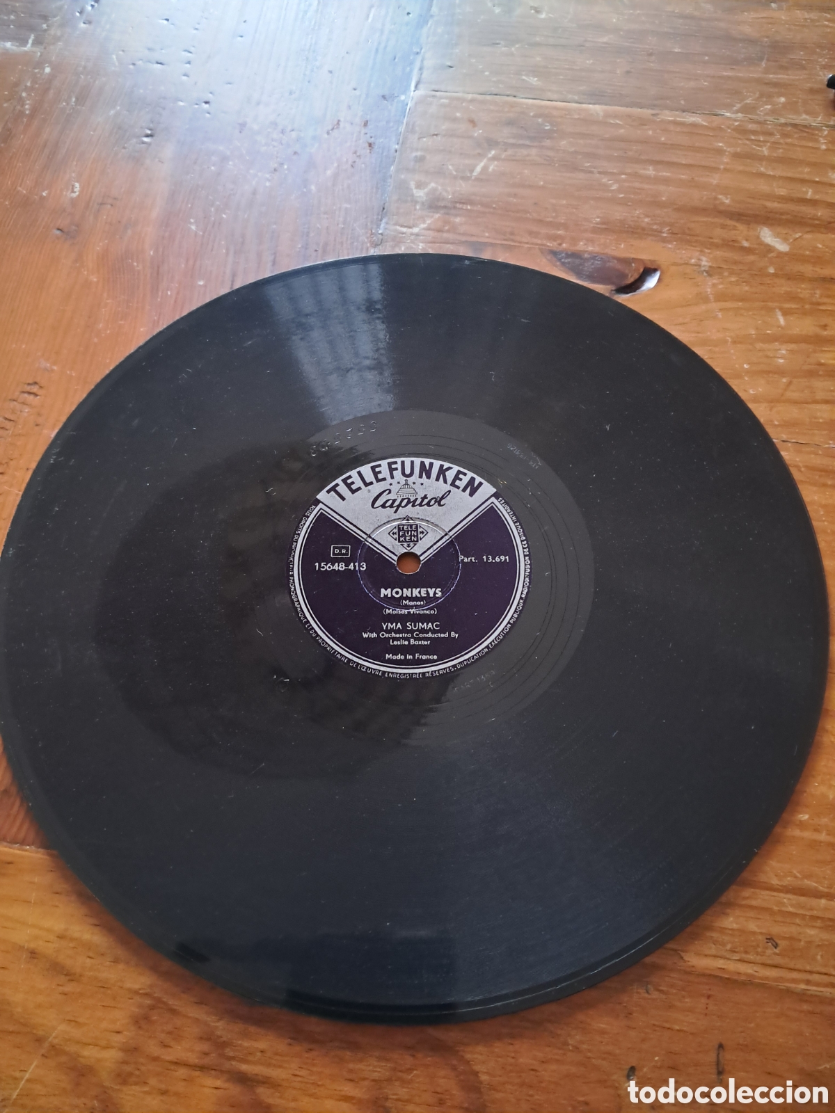 Discos de pizarra: Yma Sumac &rdquo; high andes / monkey&rdquo; - Foto 2