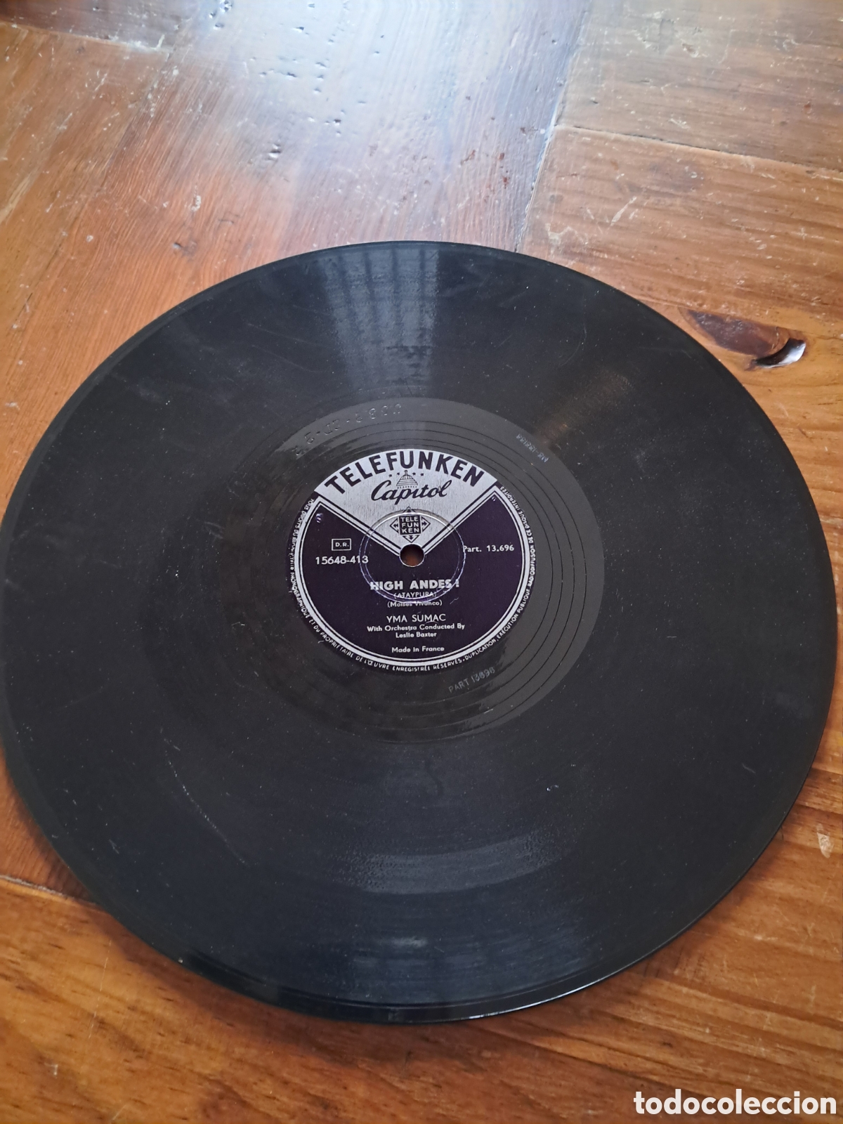Discos de pizarra: Yma Sumac &rdquo; high andes / monkey&rdquo; - Foto 4