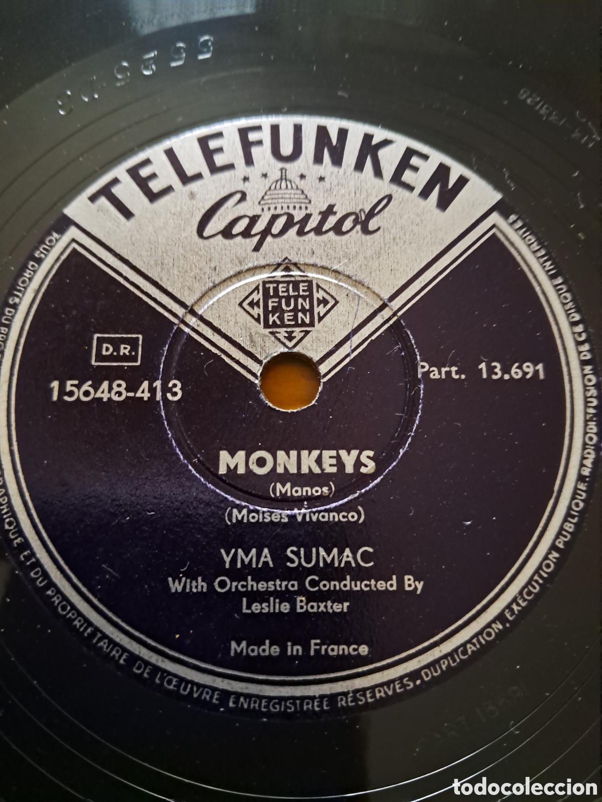 Discos de pizarra: Yma Sumac &rdquo; high andes / monkey&rdquo; - Foto 1