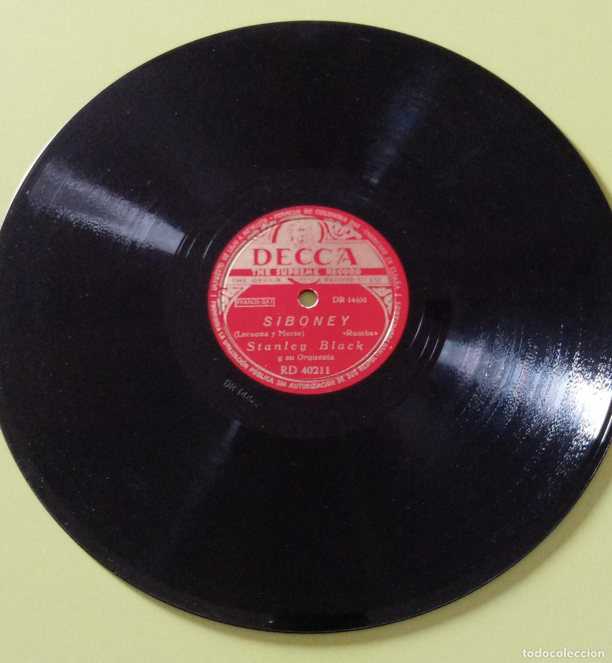 Discos de pizarra: DISCO PIZARRA. STANLEY BLACK. GITANERIAS, SIBONEY - Foto 2
