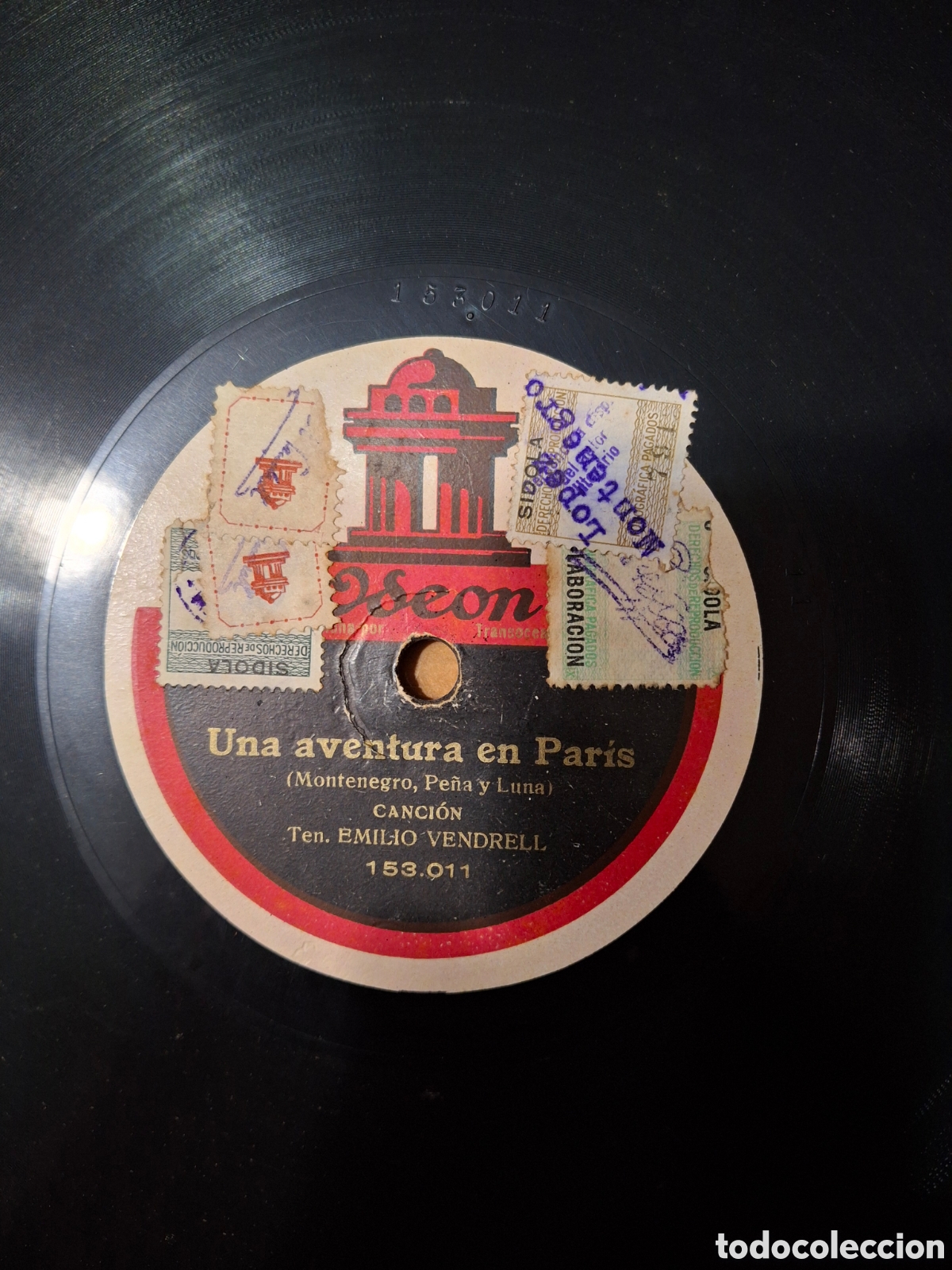 Discos de pizarra: 10 discos medianos de pizarra y albun - Foto 7