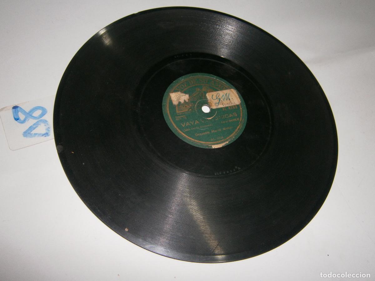 Discos de pizarra: ANTIGUO DISCO DE PIZARRA - POR EL RIO RITA - Foto 1