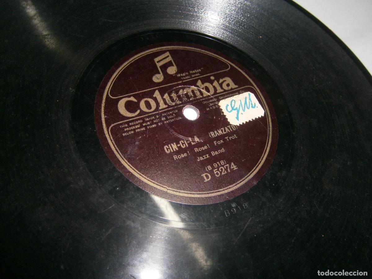Discos de pizarra: ANTIGUO DISCO DE PIZARRA - CINCILA - Foto 2