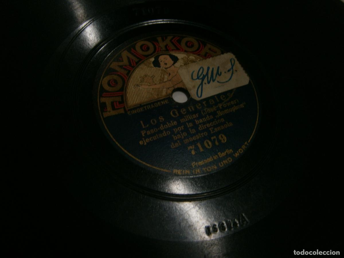 Discos de pizarra: ANTIGUO DISCO DE PIZARRA - LOS GENERALES - COCHERITO - Foto 3
