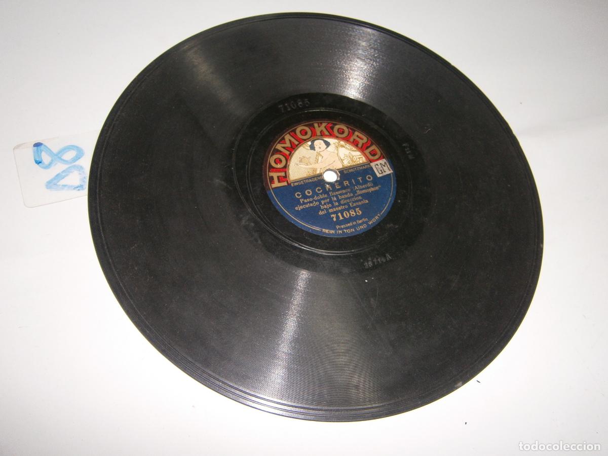 Discos de pizarra: ANTIGUO DISCO DE PIZARRA - LOS GENERALES - COCHERITO - Foto 1